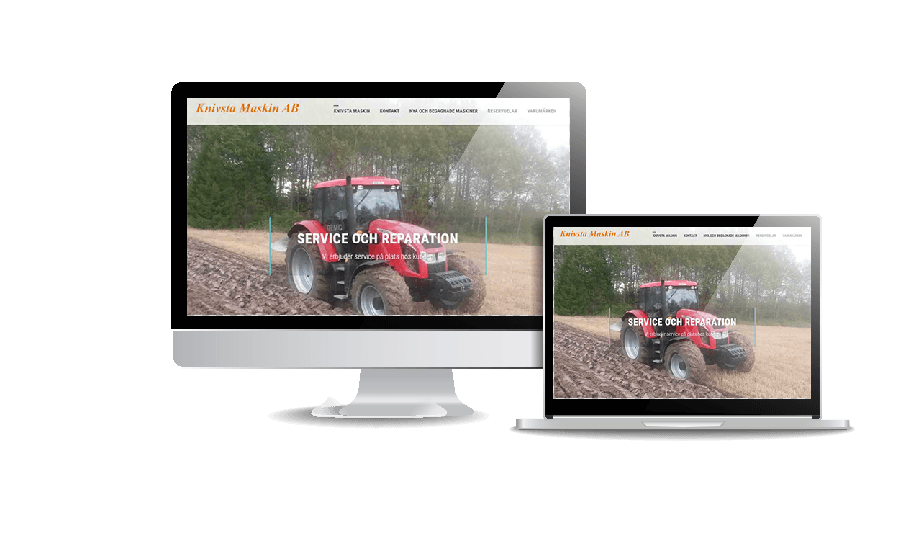 WordPress hemsida - webbdesign Hemsidor till företag Snygga webbsidor galleri 2018 Knivsta Maskin AB maskiner och reparationer i Knivsta Webbdesign av Hjälp med hemsidan en webbyrå i Stockholm