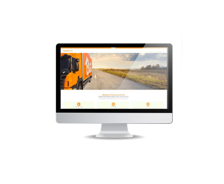 webbsida till transportföretag