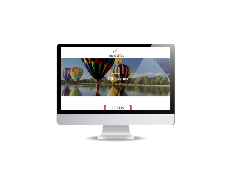 Webbsida till utbildningsföretag