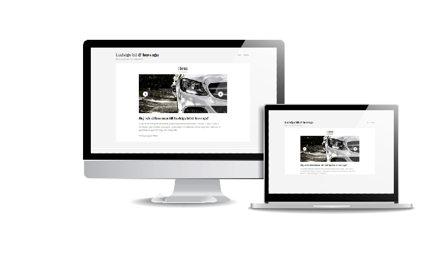 Hemsida bilförsäljare husvagnsförsäljare Göteborg Snygga och billiga hemsidor Webbyrån Hjälp med hemsidan Stockholm
