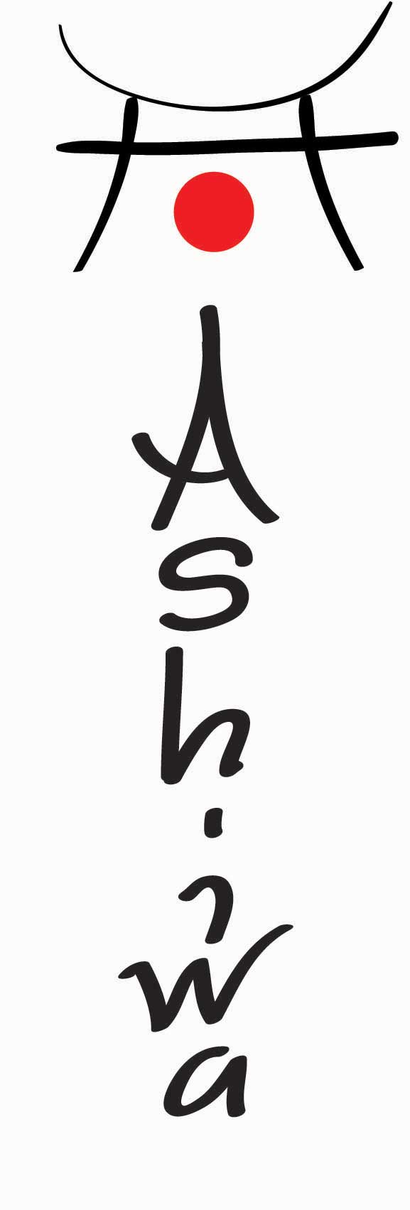 Lodrät Japansk logga Japanskt tecken i logotypen Ashiwa i Stockholm - design Hjälp med hemsidan