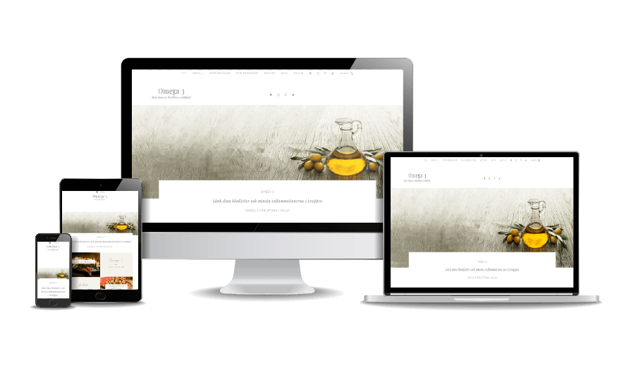 WordPress hemsida - webbdesign Omega-3 Galleri snygga hemsidor webbdesign 2018 - webbdesigner Hjälp med hemsidan