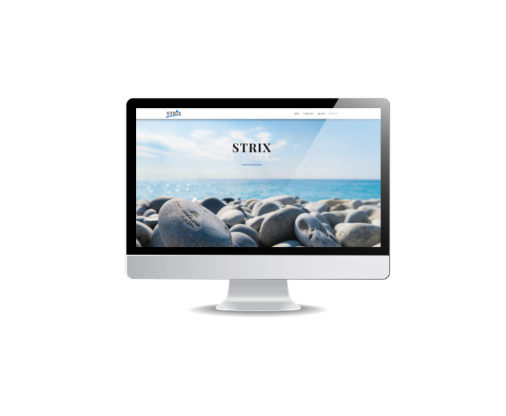 Snygg hemsida till revisionsbyrå Strix revision