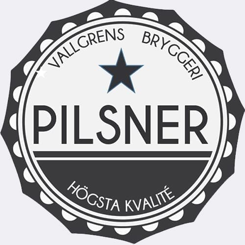 pilsneretiketter mall skriv ut på egen skrivare tvåfärgad stjärna Pilsner