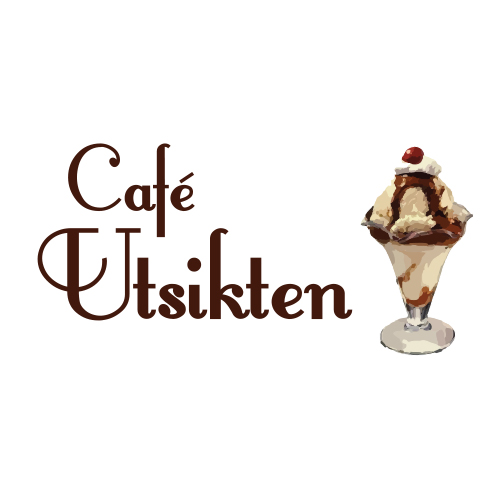 Billig logotyp till Café