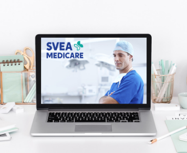 Snygga hemsidor Svea Medicare försäljning och marknadsföring inom health care